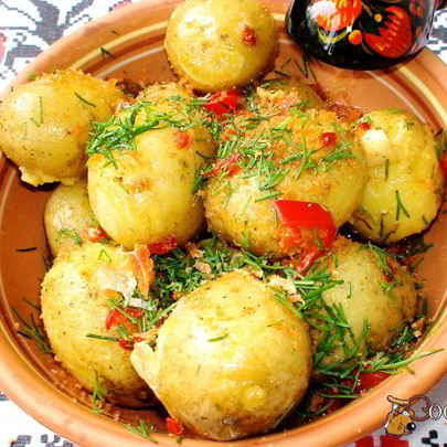 Молодой картофель по-кончаловски