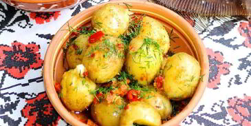 молодой картофель по-кончаловски