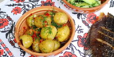 молодой картофель по-кончаловски