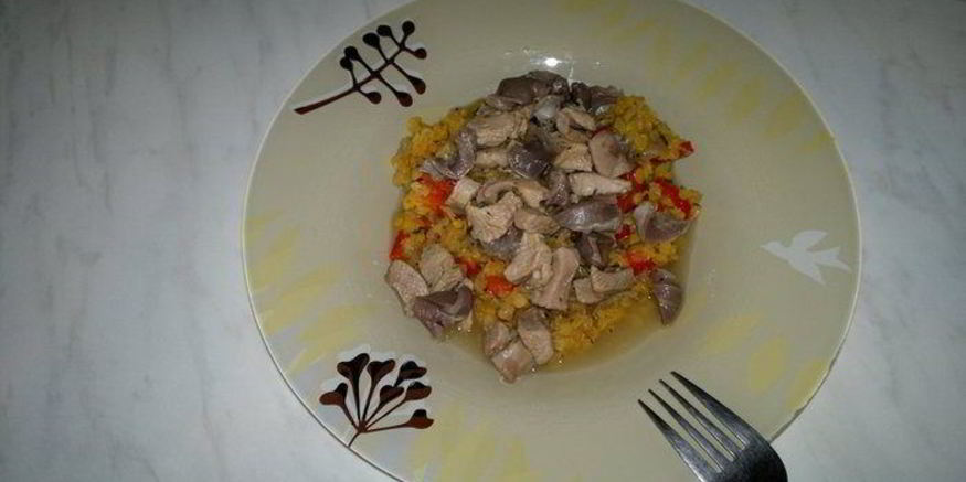 Рецепт острой чечевицы с перцем и луком