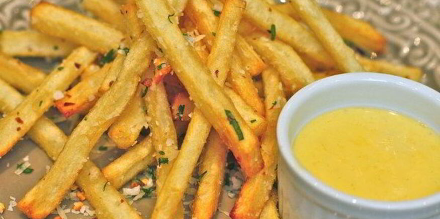 Рецепт пикантного картофеля фри с красным перцем