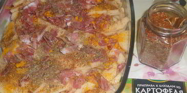 пряный картофель с беконом