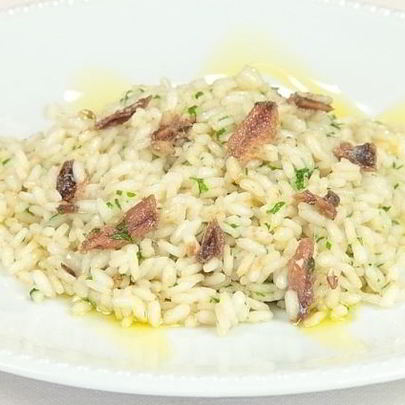 Рис с анчоусами