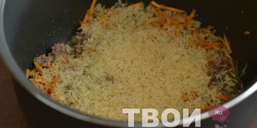 рис с фаршем в мультиварке
