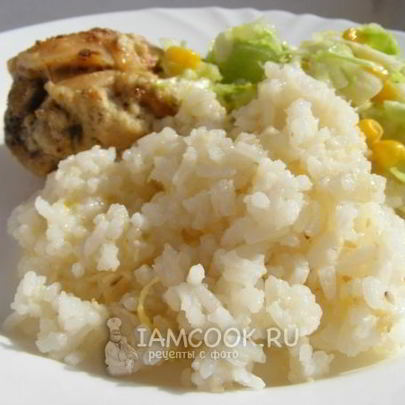 Рис с имбирем и лимоном