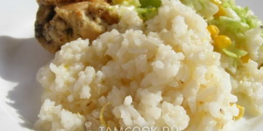 Рецепт риса с имбирема и лимонома