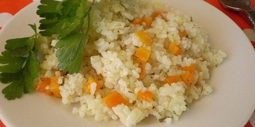 Рецепт риса с морковкой в мультиварке