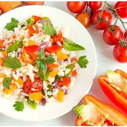 Рис с паприкой