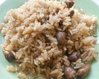 Рис с сердечками в рукаве