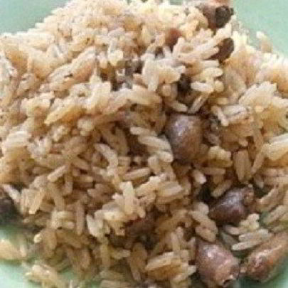 Рис с сердечками в рукаве