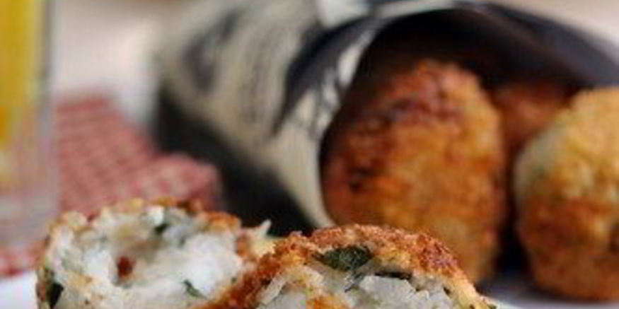 Рецепт рисовых крокетов с горгонзолой