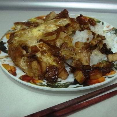 Японский рис с курицей