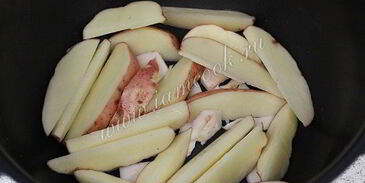 жареная картошка в мультиварке