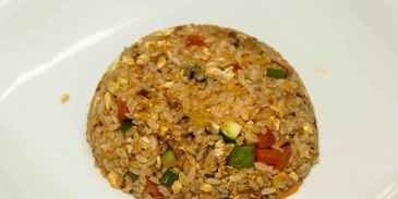 жареный рис с креветками