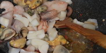 жареный рис с морепродуктами