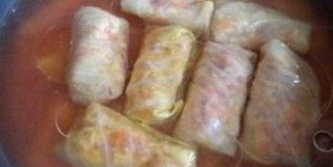 голубцы из квашеной капусты