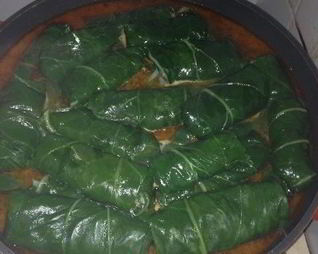 Голубцы из мангольда