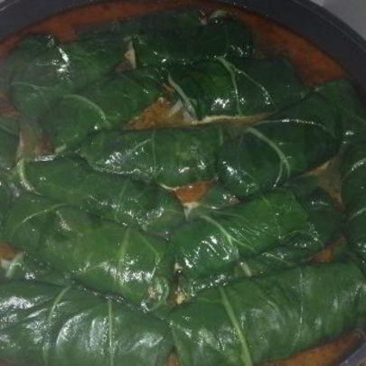 Голубцы из мангольда