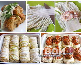 Голубцы из пекинской капусты