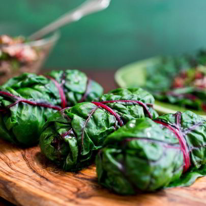 Голубцы из свекольных листьев