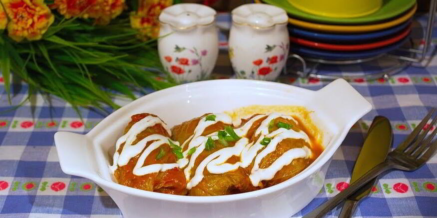 Рецепт голубцов с фаршем и рисом