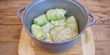 голубцы с фаршем и рисом