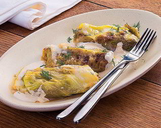 Голубцы с грибами