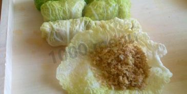 голубцы с куриным фаршем