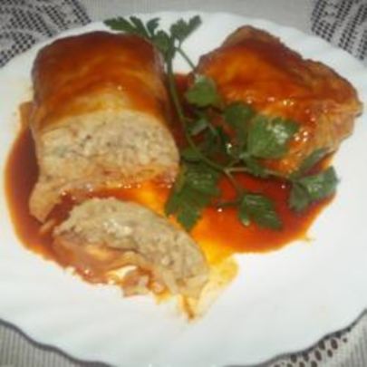 Голубцы с мясным фаршем