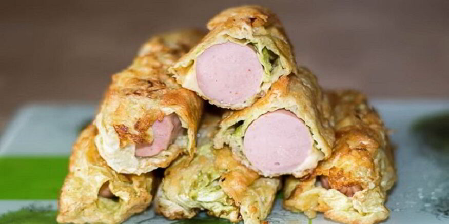 Рецепт голубцов с сосисками