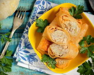 Голубцы в микроволновке