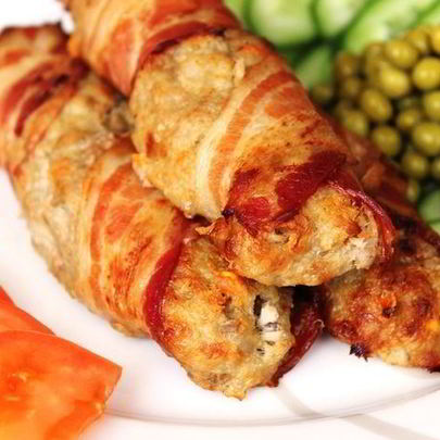 Кебаб — ленивые голубцы в беконе