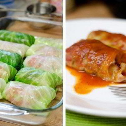 Классические голубцы с мясной начинкой