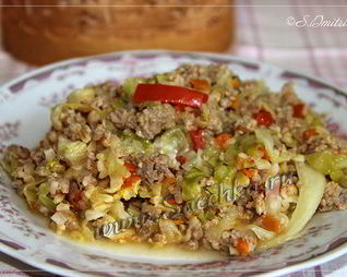 Ленивые голубцы с булгуром