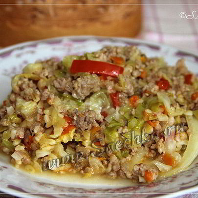 Ленивые голубцы с булгуром