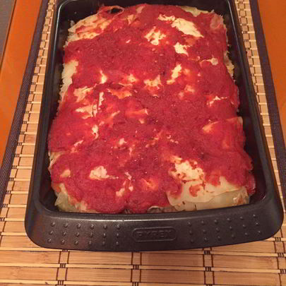 Ленивые голубцы с кроликом