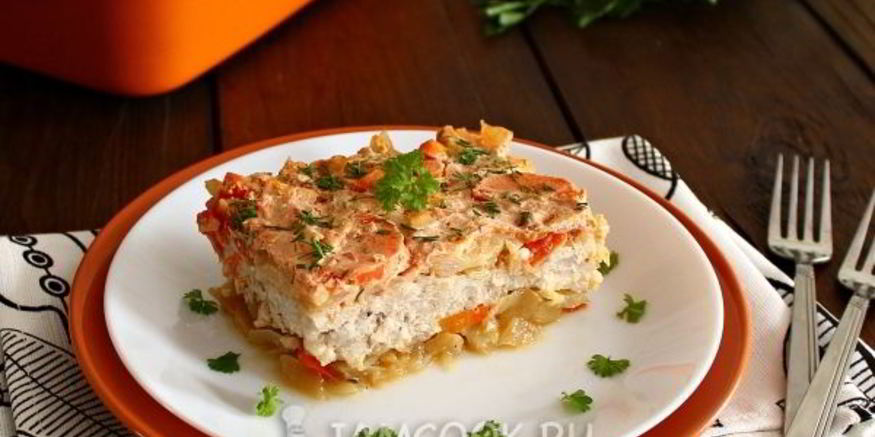 Рецепт ленивых голубцов слоями в духовке