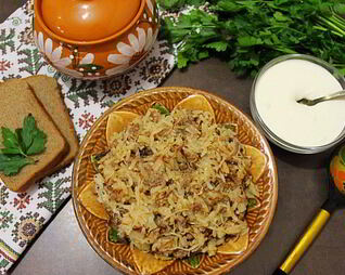 Ленивые голубцы со свиным фаршем