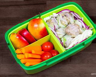 Мини-голубцы по-азиатски