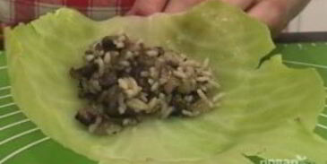 постные голубцы с грибами