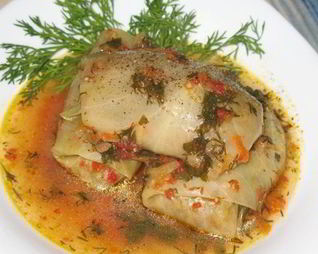 Постные голубцы