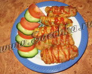 Жареные голубцы