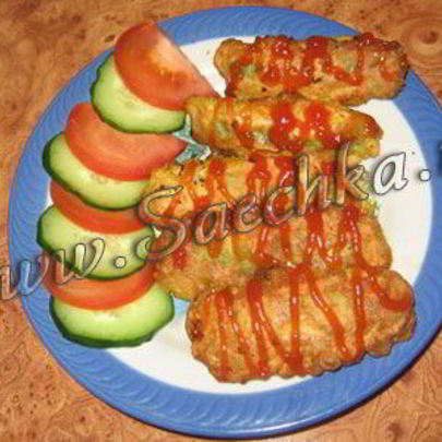 Жареные голубцы