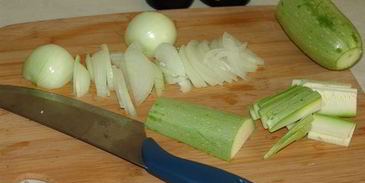 гречневая лапша соба с кабачками