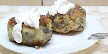 биточки грибные