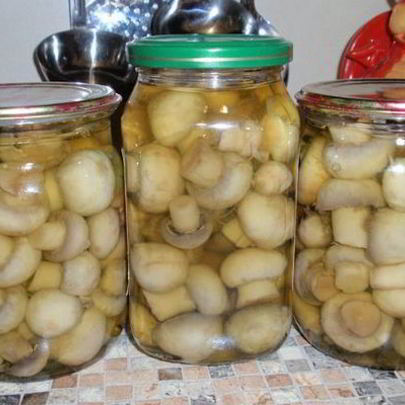 Домашние консервированные шампиньоны