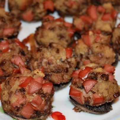 Фаршированные белые грибы