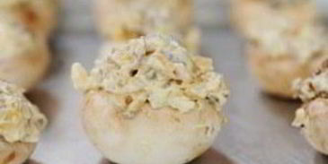 фаршированные шампиньоны праздничные