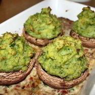 Рецепт Фаршированных шампиньонов в сметане