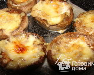 Грибные шляпки фаршированые